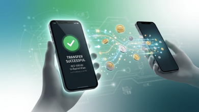 واجهة تطبيق تحويل رصيد اتصالات 2026