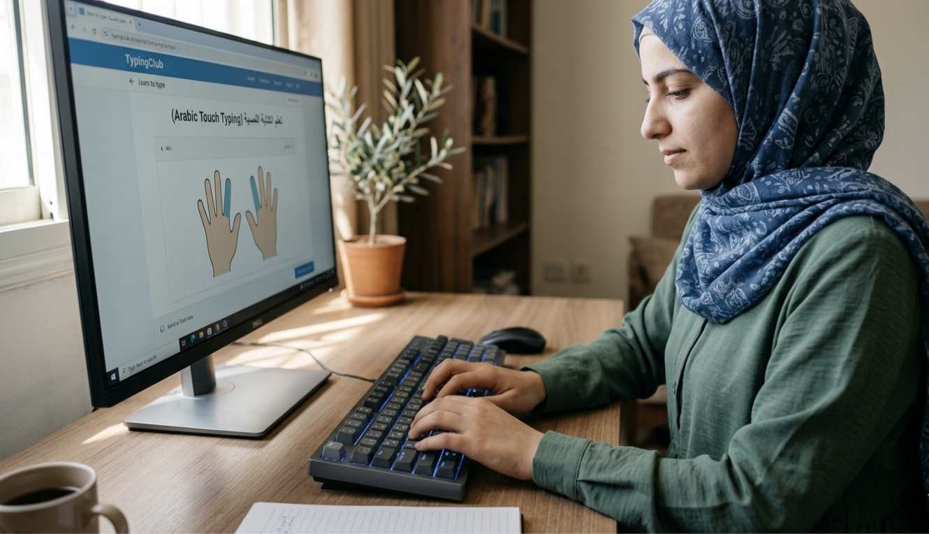 تعلم الكتابة على الكيبورد بسرعه