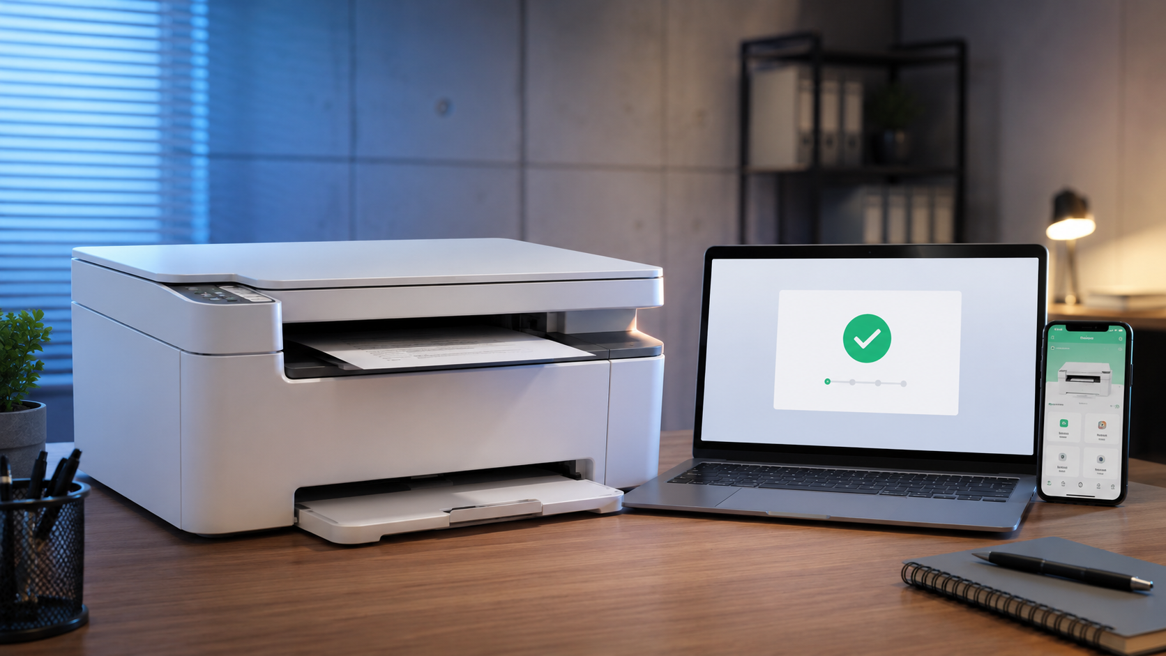 خطوات تشغيل وإعداد طابعة HP الذكية