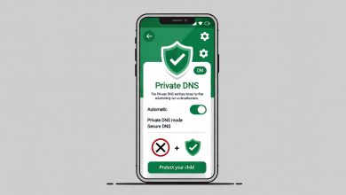 حجب الإعلانات والمواقع الإباحية على هاتف أندرويد باستخدام Private DNS
